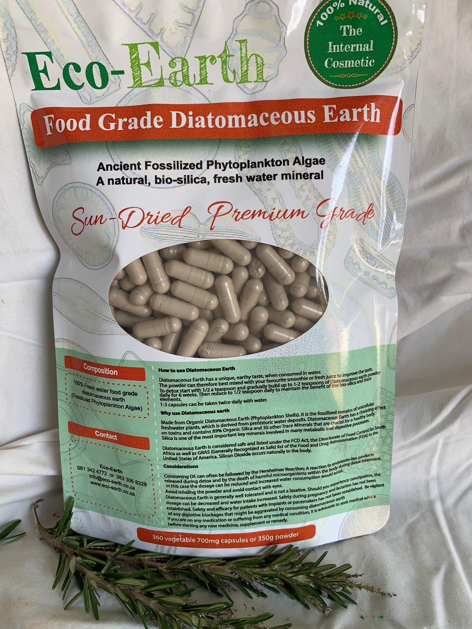 1) Eco-Health Capsules 700mg 360 capsules